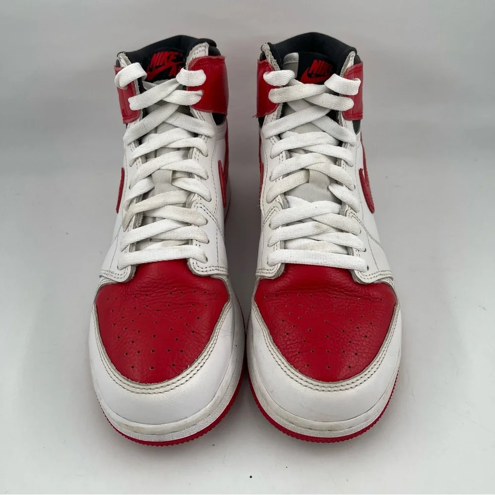 Nike Kid Air Jordan 1 Retro High OG Heritage-SZ 6.5-Red White 575441-161 Sneaker